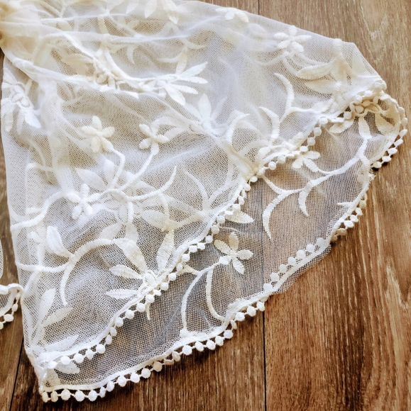 Bell Sleeve Sheer Top - Picture 3 of 6